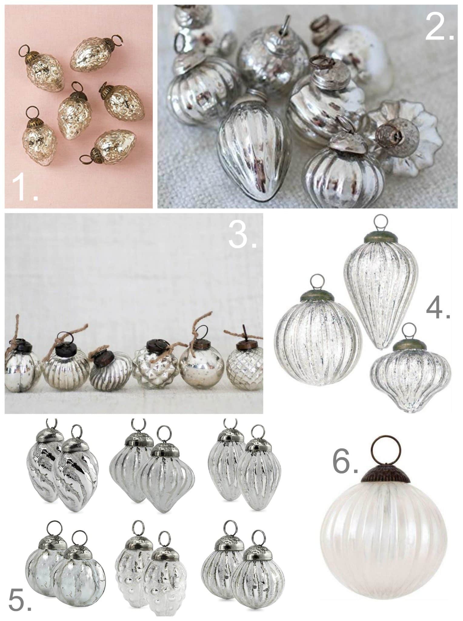 My Favorite Mercury Glass Ornaments From Amazon Rooms For Rent Blog