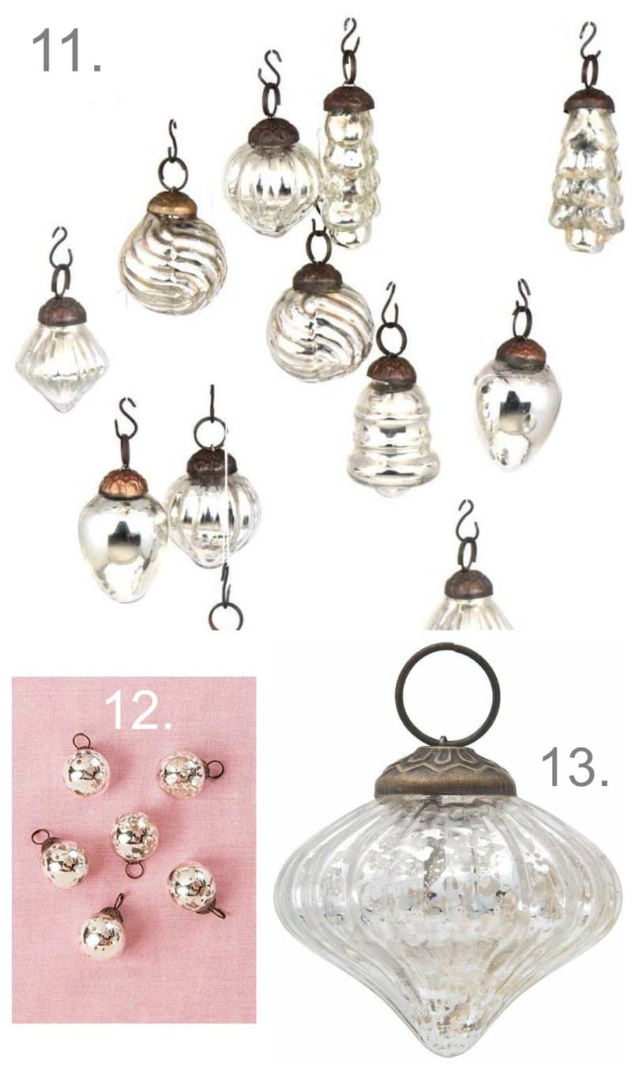 My Favorite Mercury Glass Ornaments From Amazon Rooms For Rent Blog