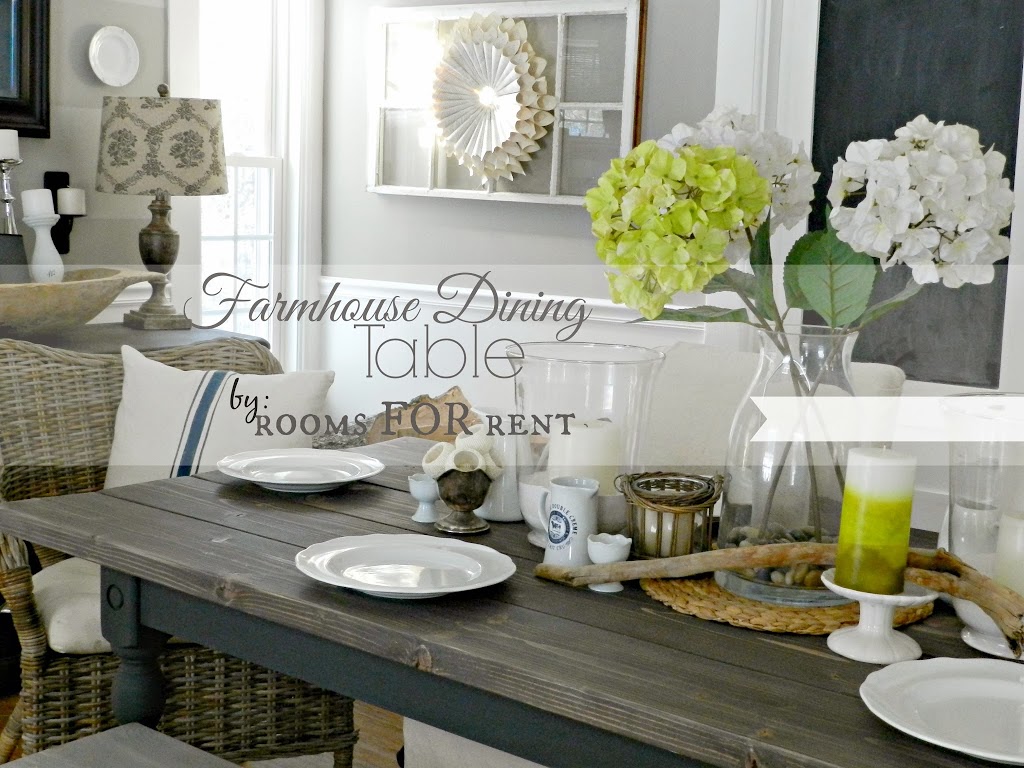 Our New Farmhouse Dining Table