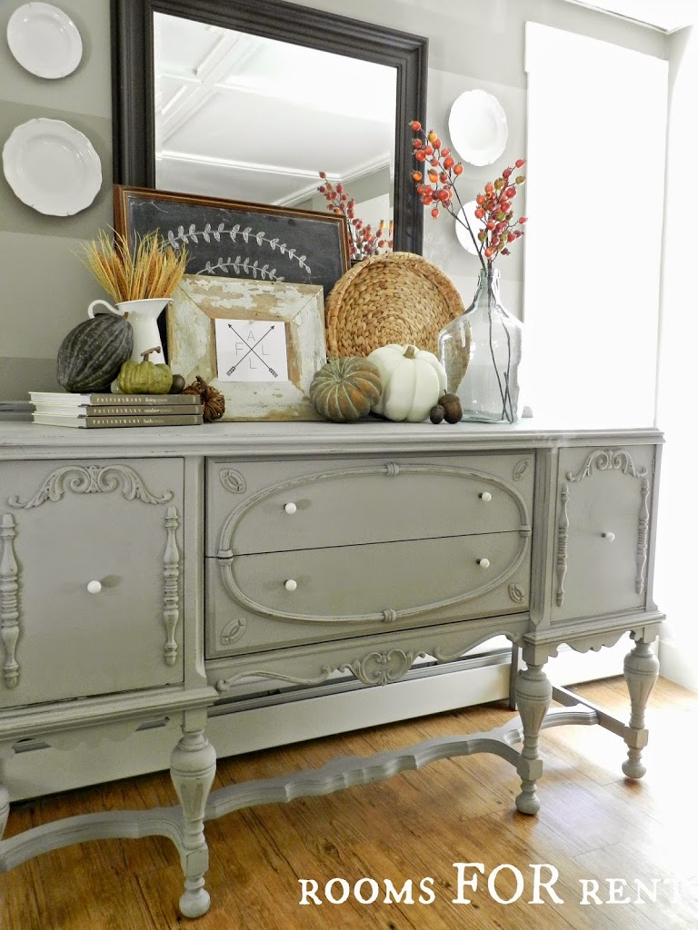 Painted Antique Buffet Reveal
