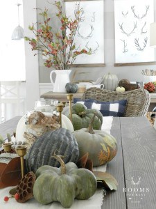 Faux Pumpkin Centerpiece | Rooms FOR Rent Blog