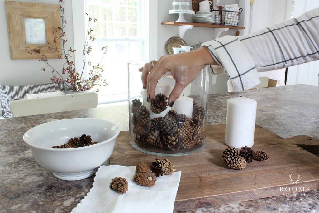 10 Minute Decorating : Easy Fall Vase Filler - 3 Ways | Rooms FOR Rent Blog