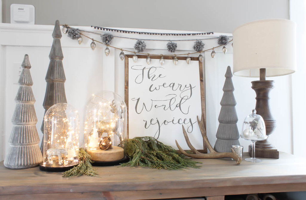Styling a Christmas Vignette - Rooms For Rent blog