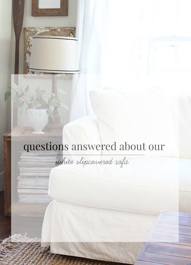 Your Questions Answered about our White Sofa