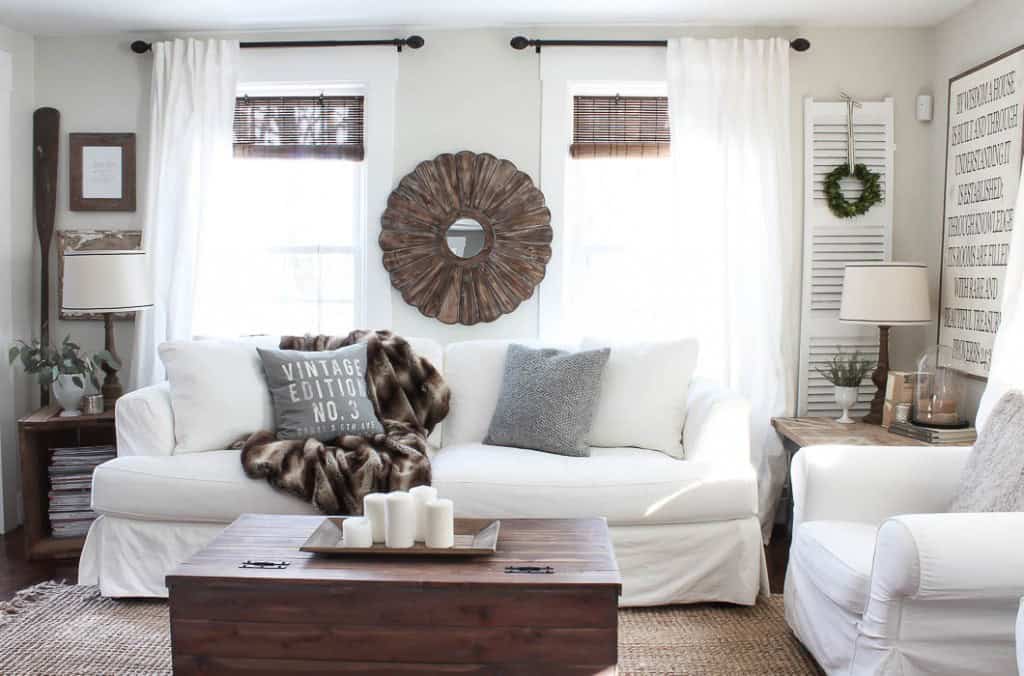 White Slip-Covered Sofa | Rooms FOR Rent Blog