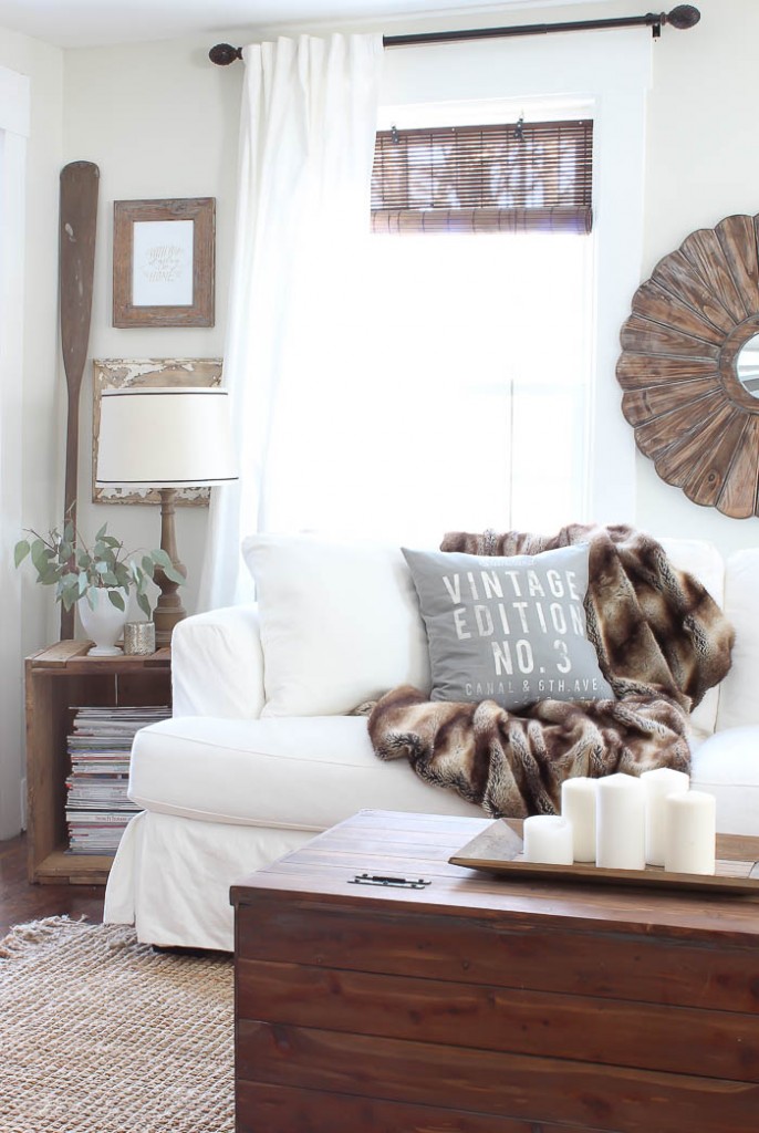 White Slip-Covered Sofa | Rooms FOR Rent Blog
