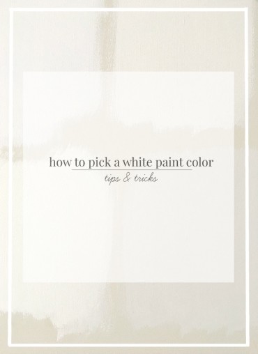 How to Pick White Paint
