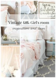 Vintage Girls Room decor