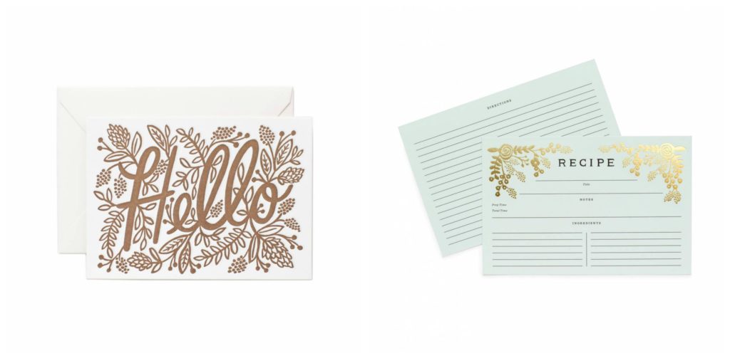 Gold Foil Cards | Mothers Day Gift Ideas