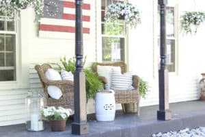 front porch decorating