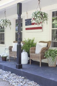 front porch decorating