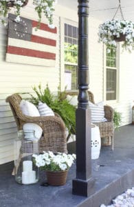 front porch decorating