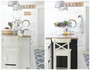 Painted Island Before & After