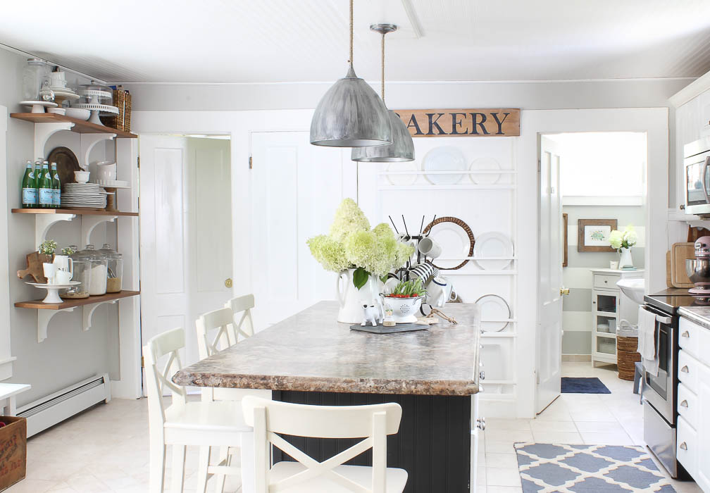 Kitchen Ceiling Wallpaper Reveal | Rooms FOR Rent Blog