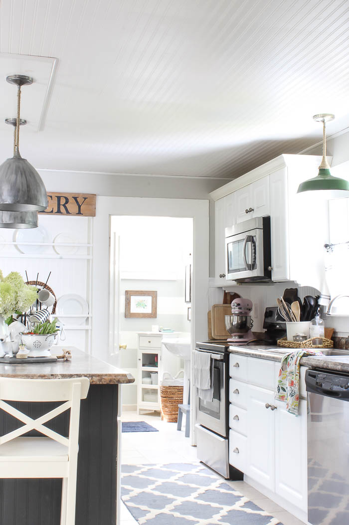 Kitchen Ceiling Wallpaper REVEALED - Rooms For Rent blog