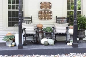 Fall Farmhouse Porch | Rooms FOR Rent Blog