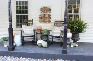 Fall Farmhouse Porch | Rooms FOR Rent Blog