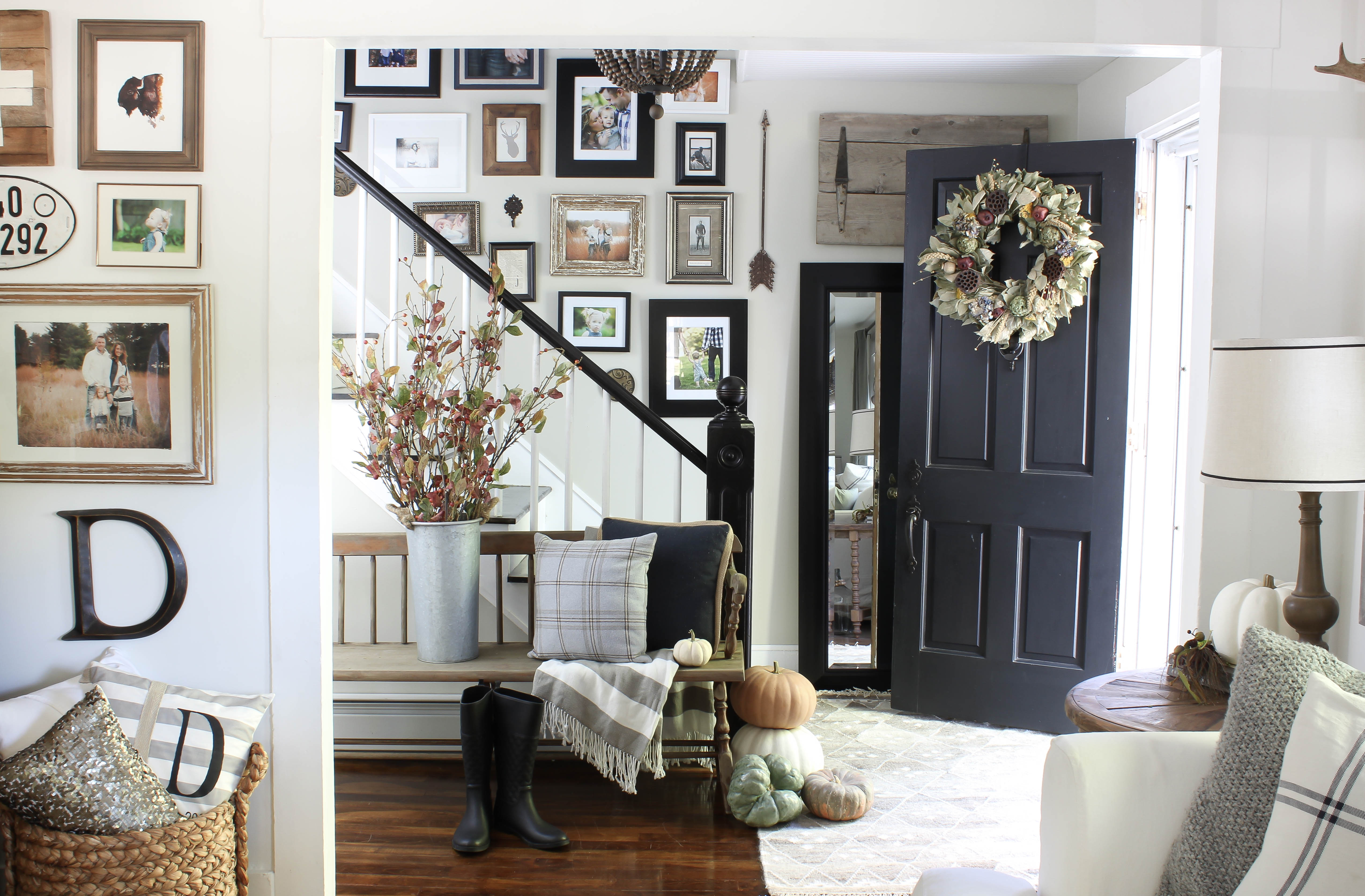 Welcoming Fall Entryway
