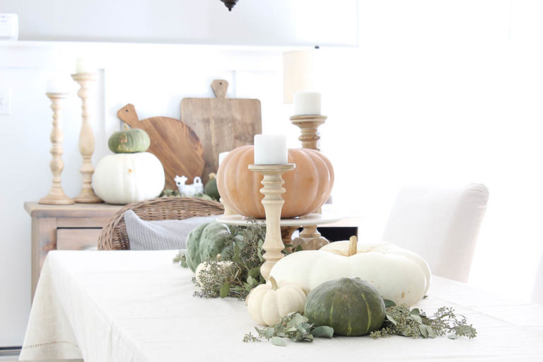 Simple Fall Tablescape - Rooms For Rent blog