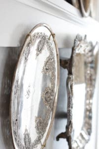 DIY Silver Tray Wall | Rooms FOR Rent Blog