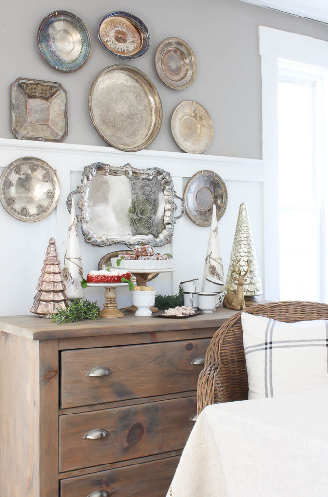 DIY Silver Tray Wall | Rooms FOR Rent Blog
