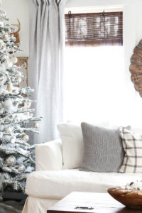 Light Gray Linen Curtains | Farmhouse Living Room Decor | Rooms FOR Rent Blog