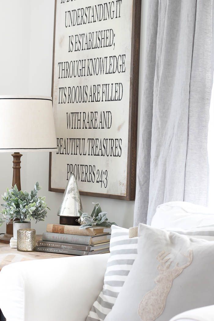 Light Gray Linen Curtains | Farmhouse Living Room Decor | Rooms FOR Rent Blog