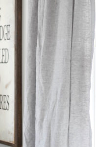 Light Gray Linen Curtains | Farmhouse Living Room Decor | Rooms FOR Rent Blog
