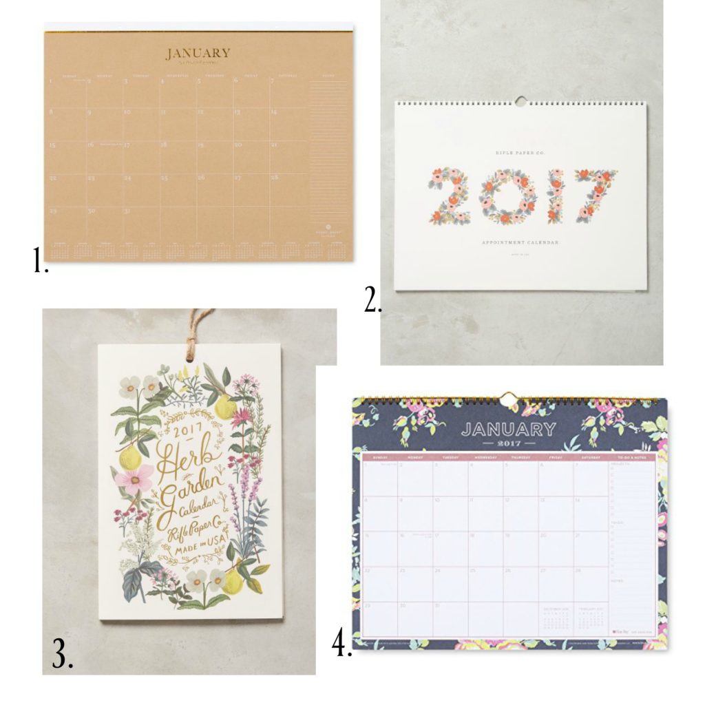 My favorite calendars | Rooms FOR Rent Blog