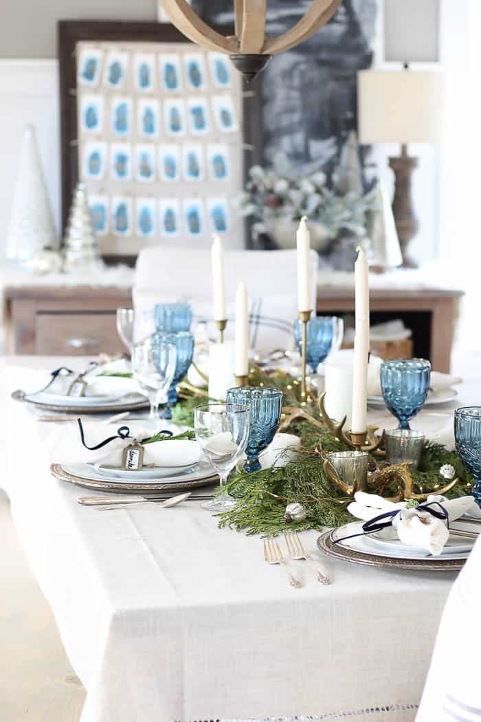 Woodland Winter Tablescape - Rooms For Rent blog