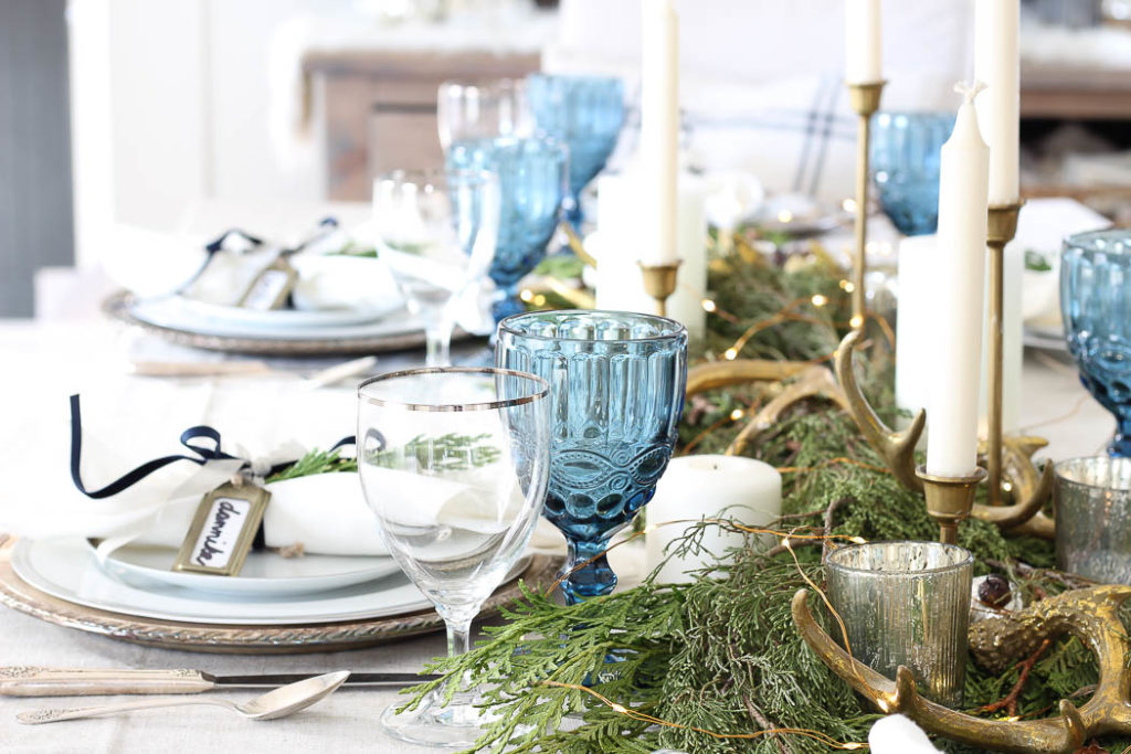 Woodland Winter Tablescape | Rooms FOR Rent Blog