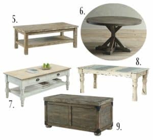 Farmhouse Style Coffee Tables | Rooms FOR Rent Blog