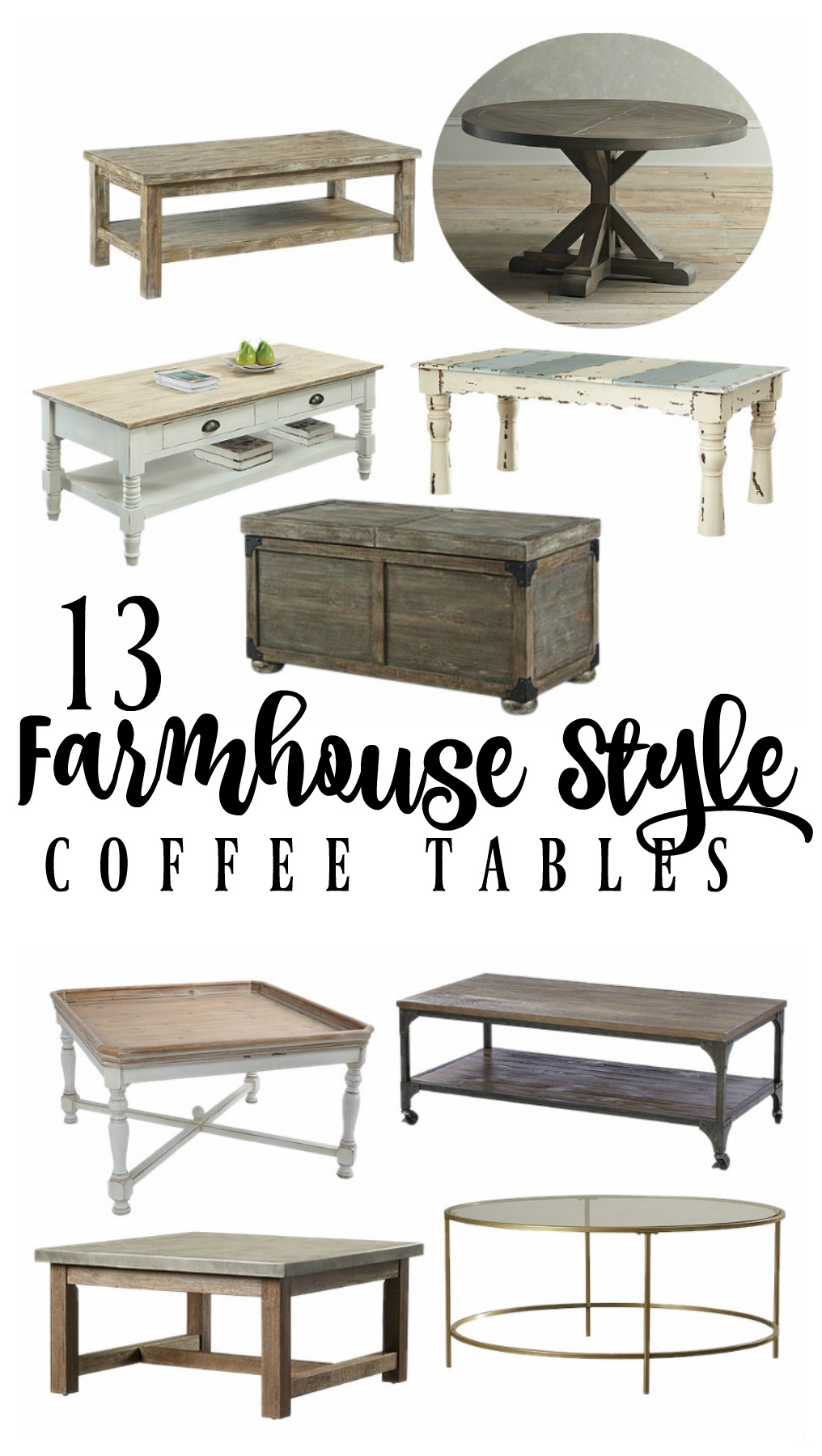 Farmhouse Style Wooden Trunk Coffee Table Ideas - Rooms For Rent blog