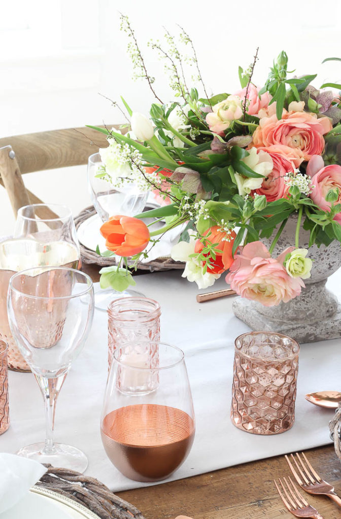 Pretty Pink + White Tablescapes - Rooms For Rent blog