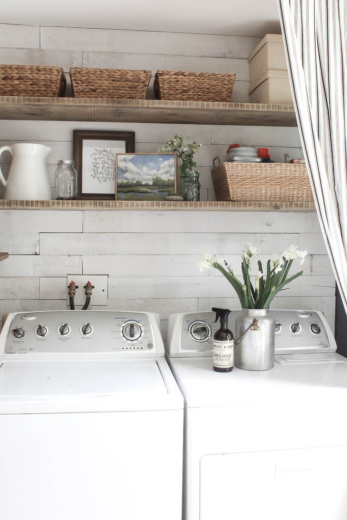 Farmhouse Laundry Room Makeover - Rooms For Rent blog
