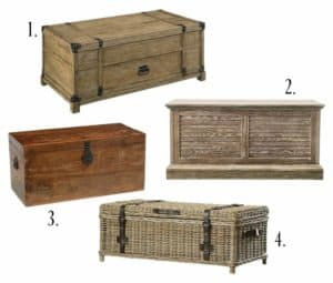 Farmhouse Style Trunk Coffee Table Ideas | Rooms FOR Rent Blog