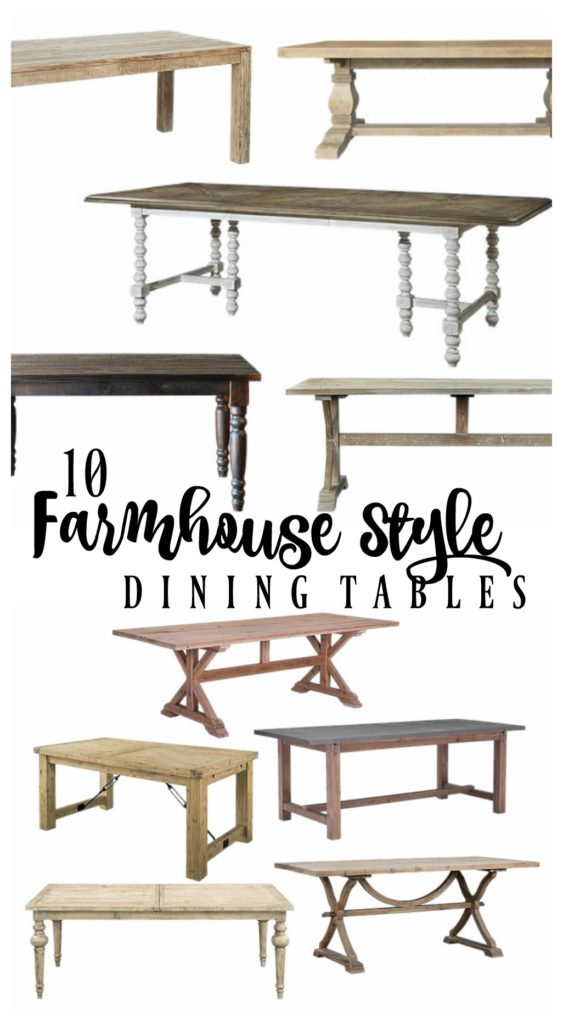 10 Farmhouse Style Dining Tables | Room FOR Rent Blog