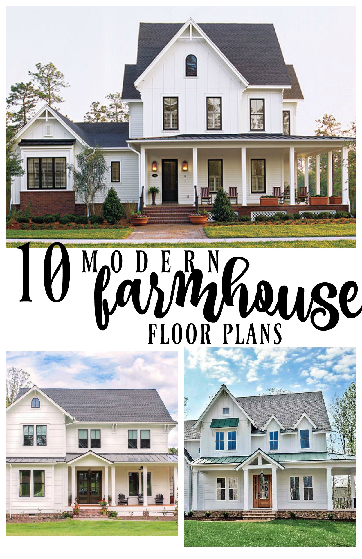 10 Modern Farmhouse Floor Plans I Love, 2 Story Farmhouse Plans
