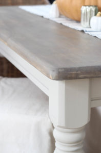 Simple Farmhouse Table Makeover | Rooms FOR Rent Blog