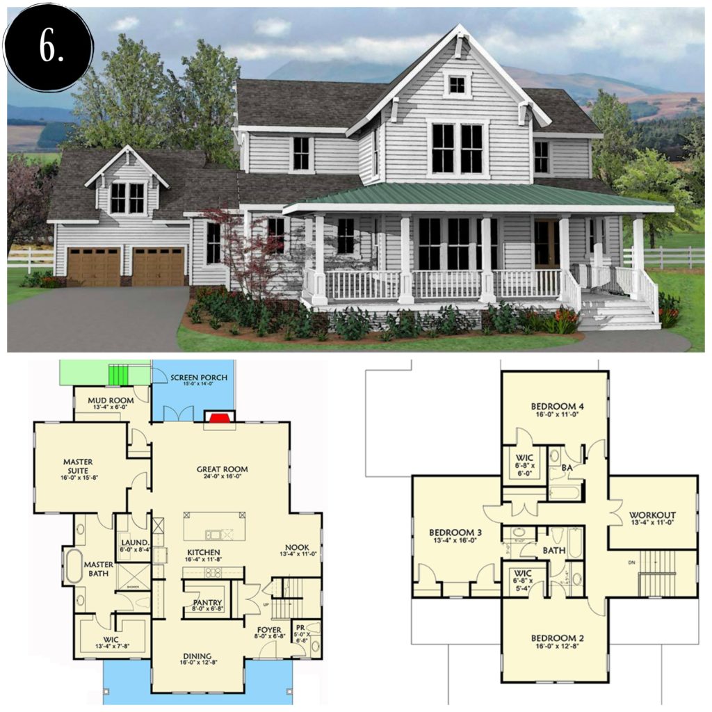 Modern Farmhouse Floor Plan | Rooms FOR Rent Blog