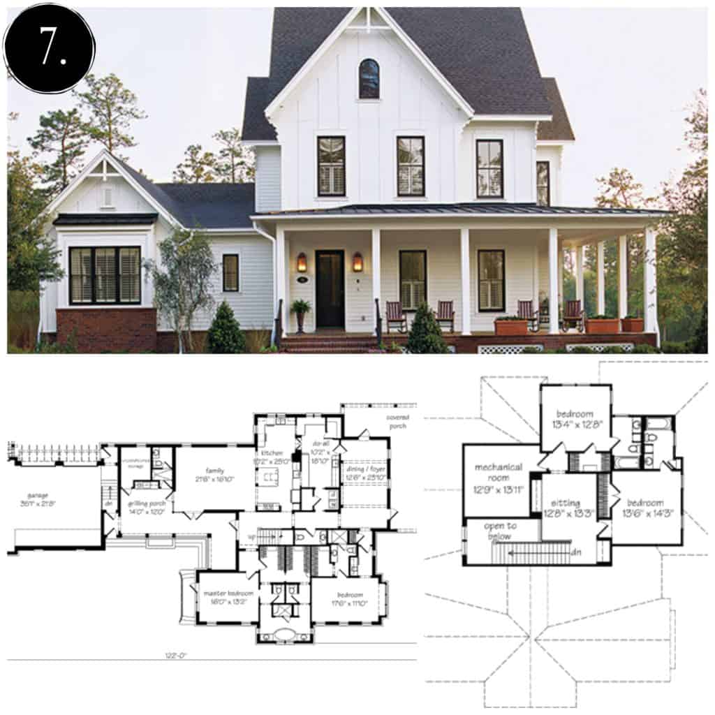 Small Farmhouse Floor Plan With Master Suite - Image to u