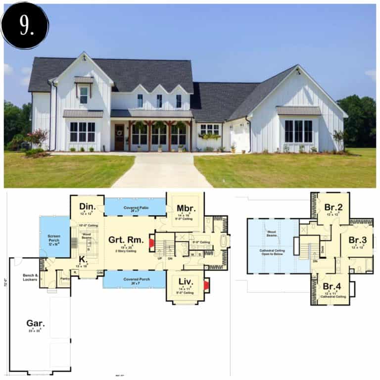 10 Modern Farmhouse Floor Plans I Love - Rooms For Rent Blog