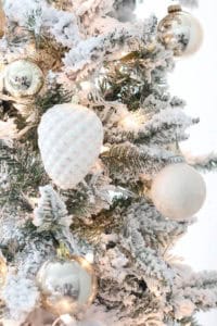 Flocked Christmas Tree | Rooms FOR Rent Blog