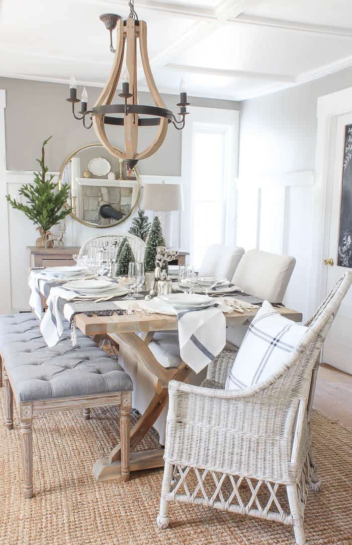 Casual Christmas Tablescape - Rooms For Rent blog