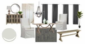 Dining Room Design Board Inspiration | Rooms FOR Rent Blog