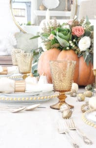Pumpkin Centerpiece Thanksgiving Table | Rooms FOR Rent Blog