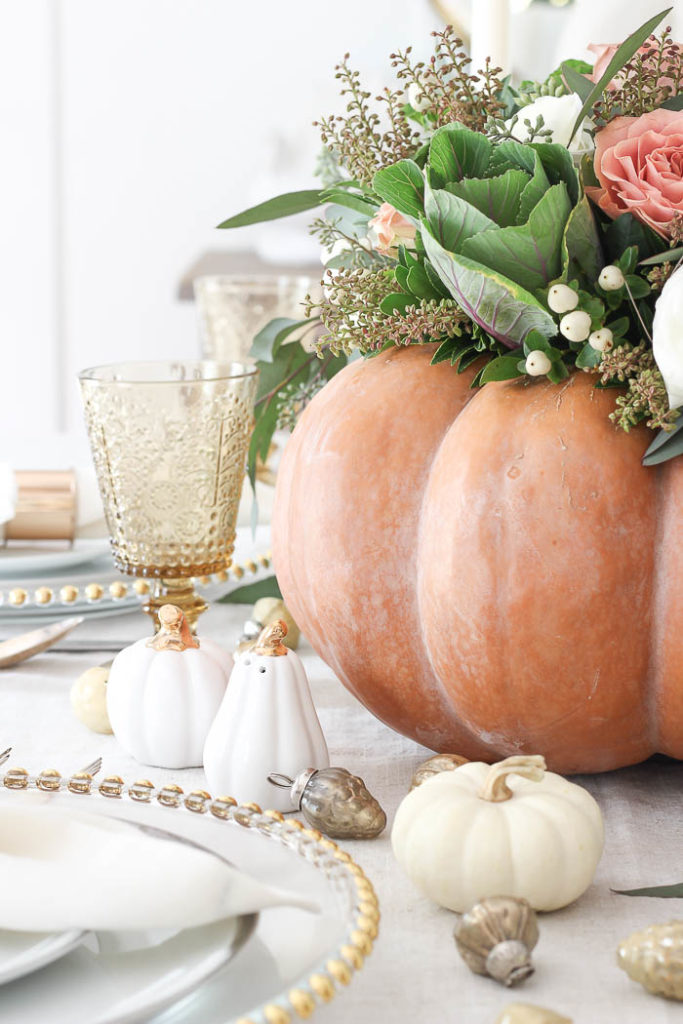 Pumpkin Centerpiece Thanksgiving Table | Rooms FOR Rent Blog