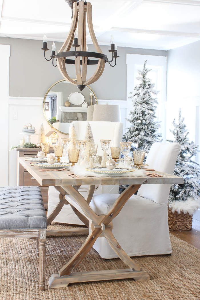 Winter Wonderland Tablescape - Rooms For Rent blog