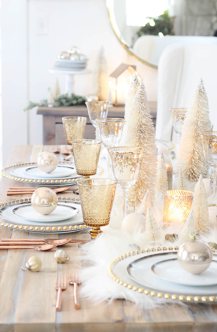 Winter Wonderland Tablescape - Rooms For Rent blog