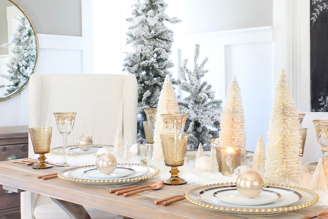 Winter Wonderland Tablescape - Rooms For Rent blog